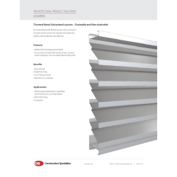 Free Exterior Louver Revit Download – Architectural Louvers GS-607 ...