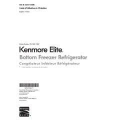 kenmore elite refrigerator model 74025