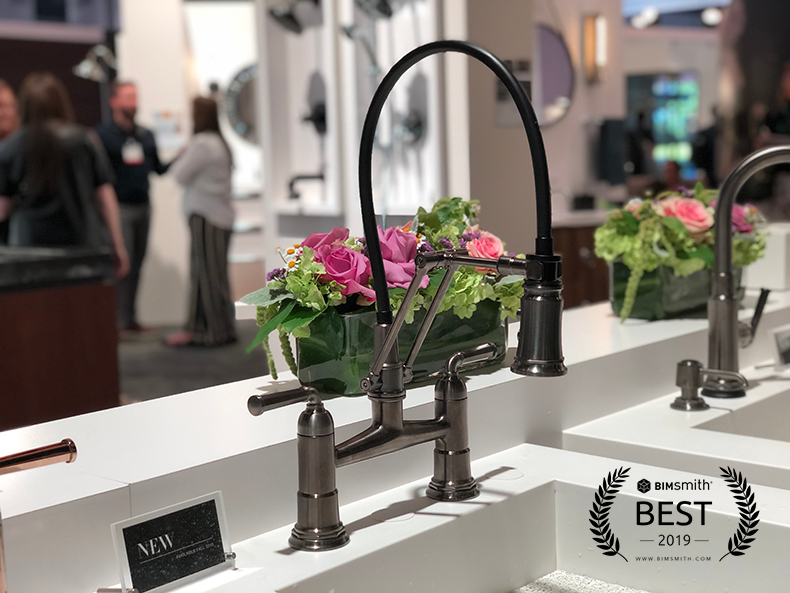 ARTESSO® Articulating Kitchen Faucet by Brizo by Delta Faucets BIMsmith Best Award 2019