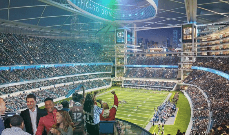 31 Page Plan Outlines New Chicago Bears Stadium Project at