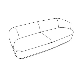 Free Seating Revit Download – Orla - Sofa - Two Seat – BIMsmith Market
