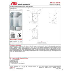 Soap Dispenser (Liquid and Antiseptic) - Surface Mounted - 0340