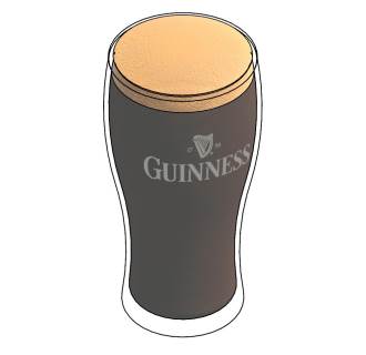 Pint Of Guinness Beer Stock Photo - Download Image Now - Guinness