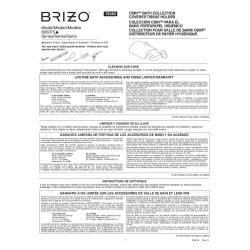 Brizo 695075-BN Odin Wall Mounted Spring Bar Toilet Paper