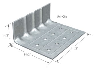 Free Walls Revit Download – Uni-Clip™ End Clip (UCEC) – BIMsmith