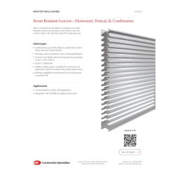 Free Exterior Louver Revit Download – Architectural Louvers RS 9615 ...