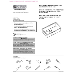 Free Sinks Revit Download – Rivet™ 27” Workstation Kitchen Sink ...