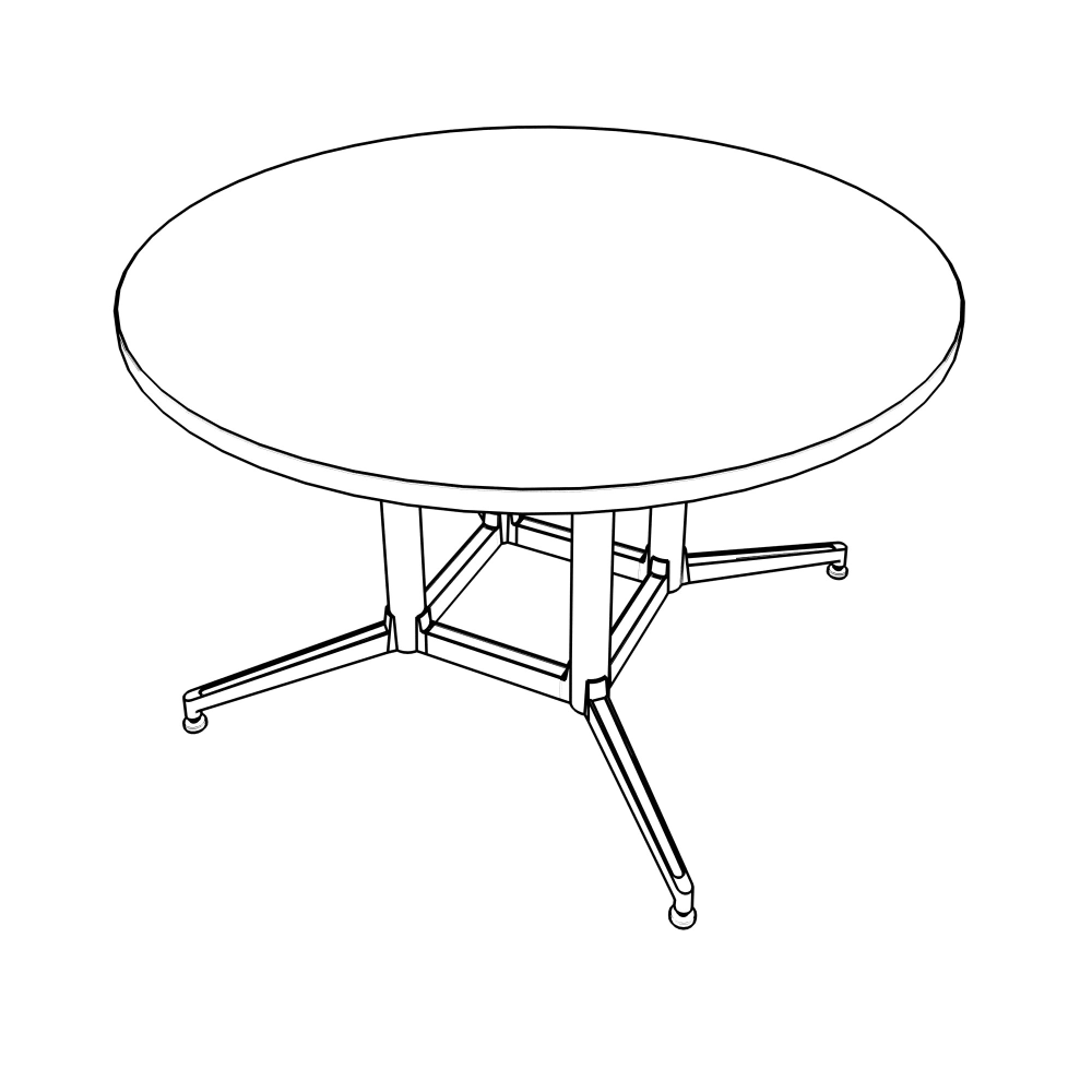 Free Tables Revit Download – Jive Table - Round – BIMsmith Market