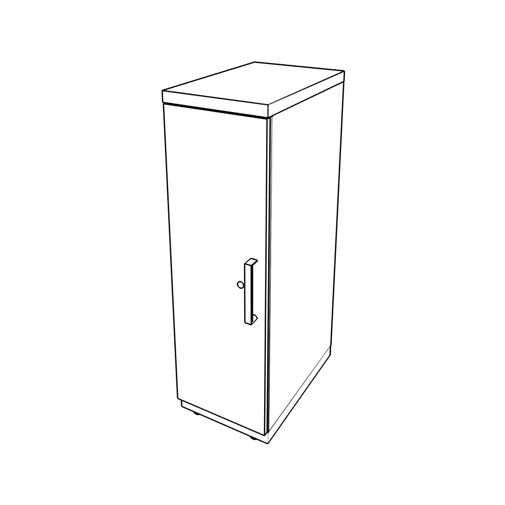 Free Storage / Shelving / Cabinets Revit Download – Locker - Single ...