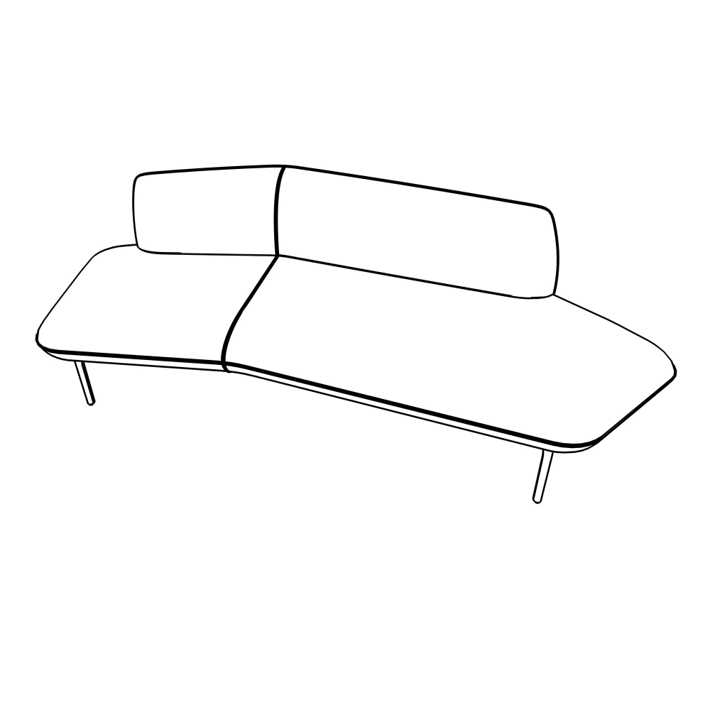 Free Couches Revit Download – Openest Feather – BIMsmith Market