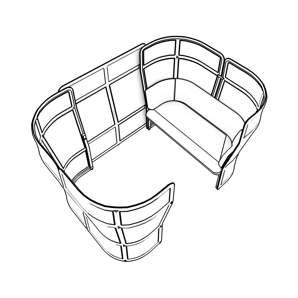 Free Systems   Workspaces Revit Download – Openest Privacy Booth 