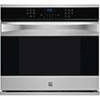 kenmore black wall oven