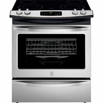 kenmore elite stove white