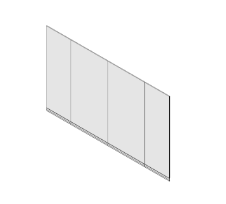 WriteOn® Non-Magnetic Frameless Whiteboard Wall