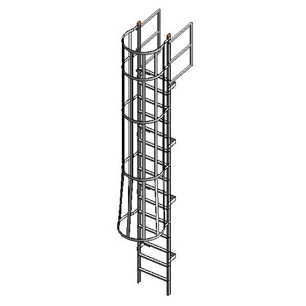 Free Stairs Revit Download – Fixed Ladder with Cage and Walk-Thru ...