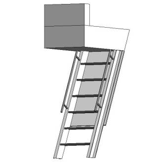 Free Stairs Revit Download – Fixed Ladder with Cage and Overshoot (Left ...