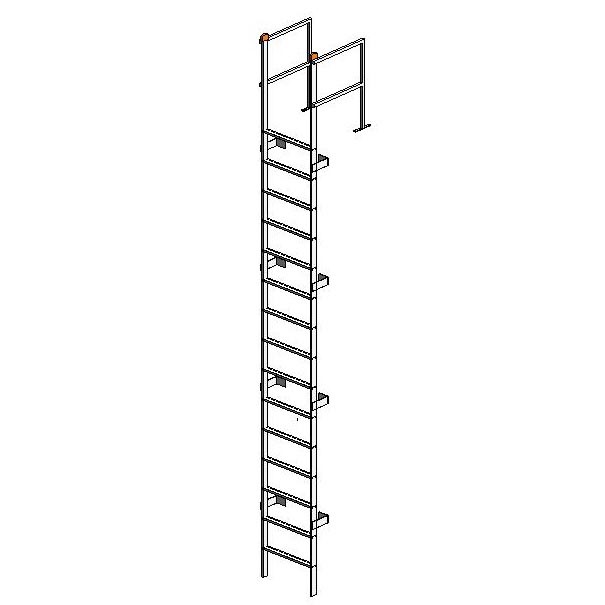 Free Stairs Revit Download – Tubular Fixed Ladder with Walk-Thru ...