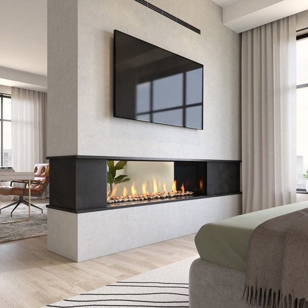 Free Gas Burning Fireplaces Revit Download – Seattle See-Through 60 ...