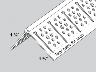 Tear Away® Drywall L-Bead