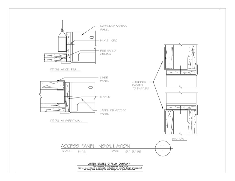Design Details Details Page Gypsum Board Assembly Attachments