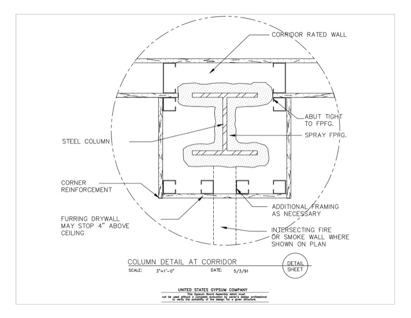 Design Details Details Page - Gypsum Board Assembly Structural Detail ...