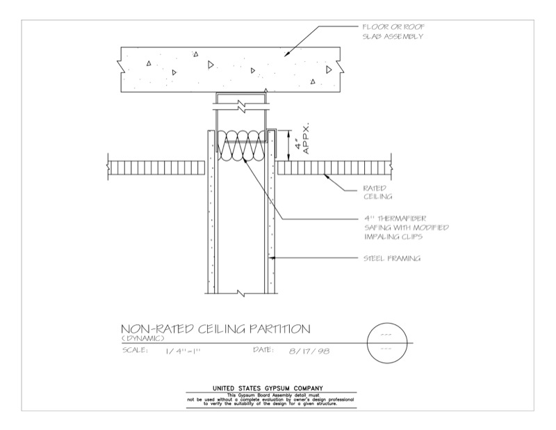 Design Details Details Page - Gypsum Board Assembly Wall-Floor ...