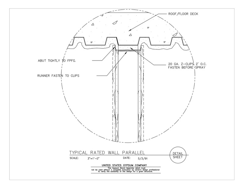 Design Details Details Page - Gypsum Board Assembly Wall-Floor ...