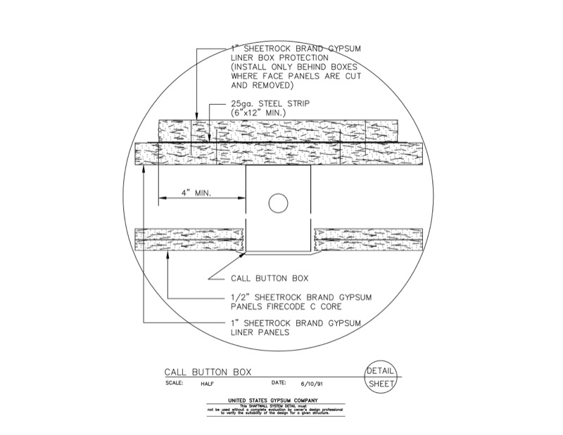 Design Details Details Page Shaft Wall Shaft Wall At Concrete Wall J Runner No Gap